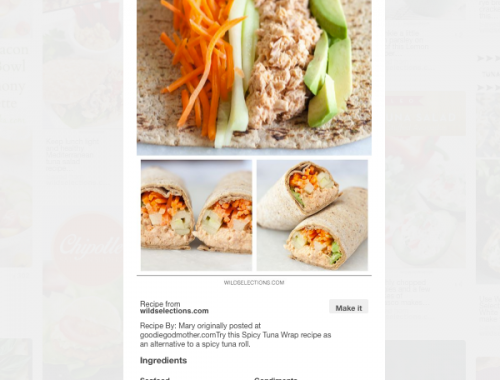 Spicy Tuna Sushi Burrito